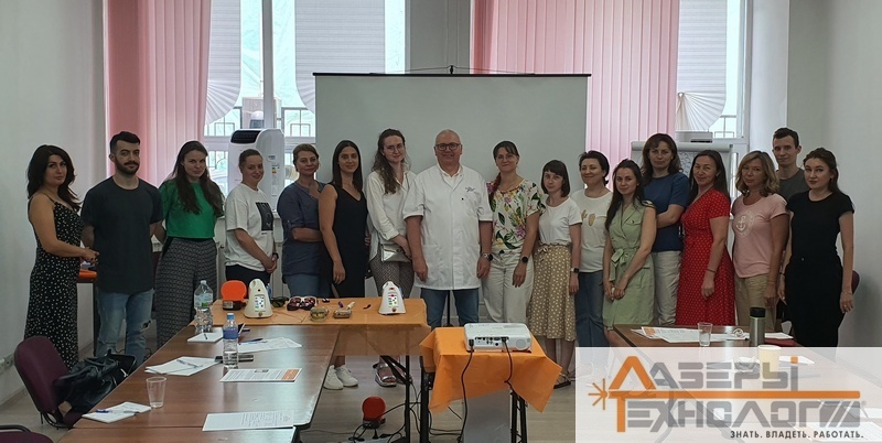 Участники занятия по лазерной стоматологии 6.07.2022г.