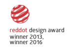 Reddot Design award 2013, 2016